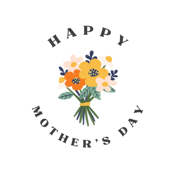 HAPPY MOTHER'S DAY STICKER TOP